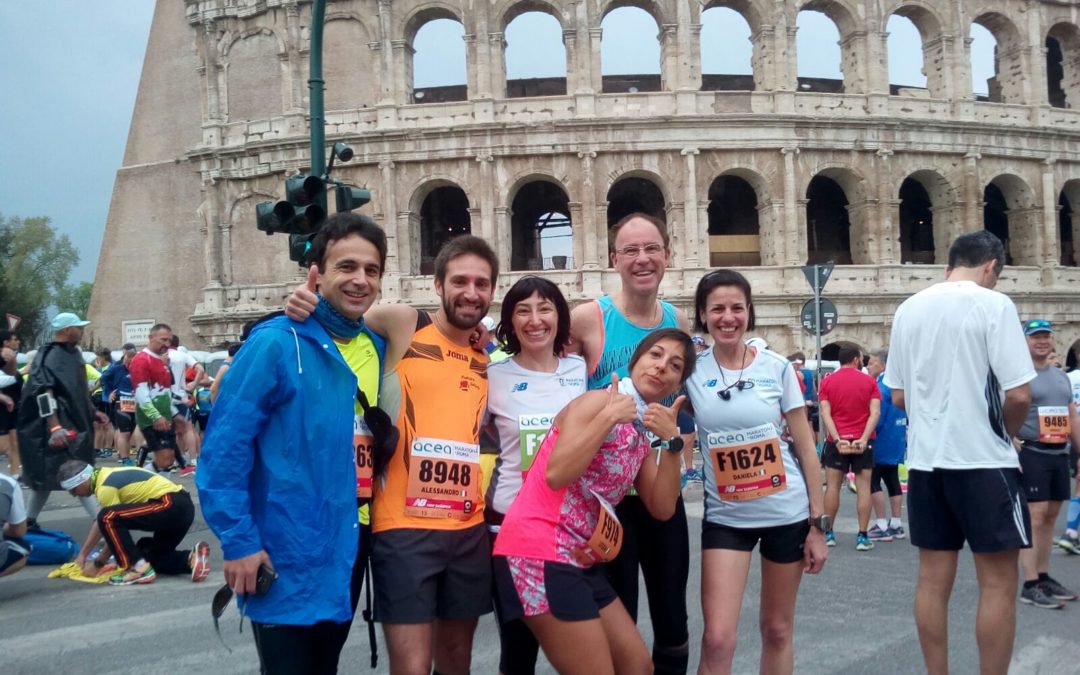 Maratona di Roma: emozioni sotto la pioggia
